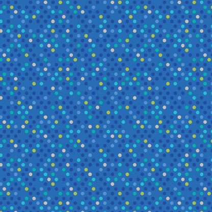 Dazzle Dots - Confetti Drop - Blue/Multi