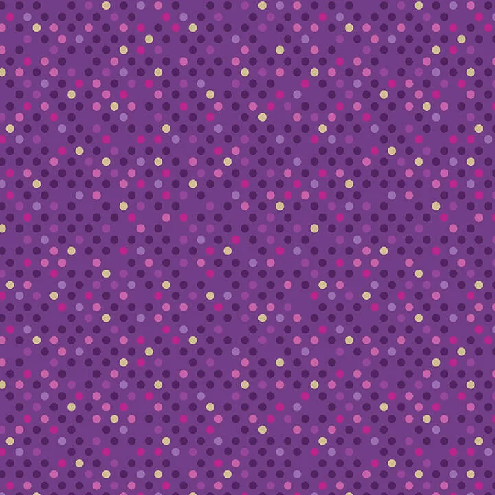 Dazzle Dots - Confetti Drop - Purple/Multi