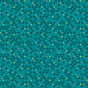 Dazzle Dots - Confetti Drop - Teal/Multi