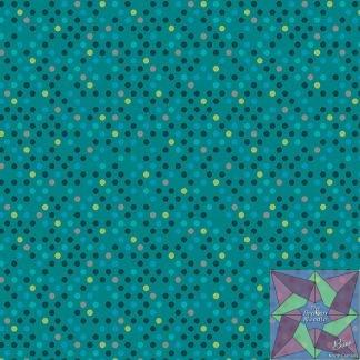 Dazzle Dots - Confetti Drop - Teal/Multi
