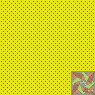 Dazzle Dots - Snazzy Squares - Citron/Grey