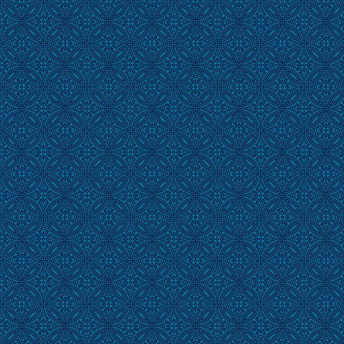 Transparency - Medallion - Blue