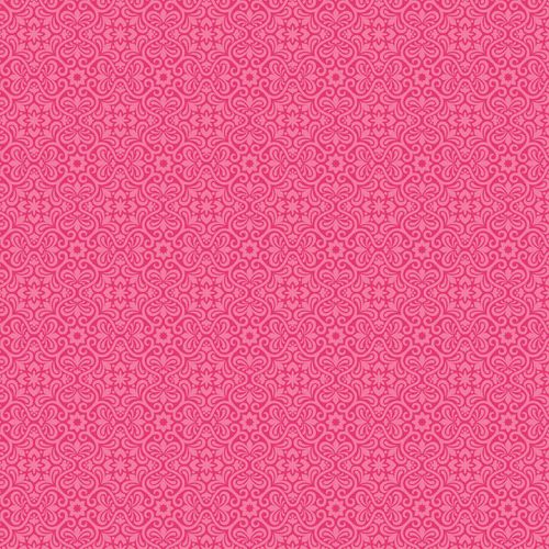Transparency Watercolor - Damask - Raspberry