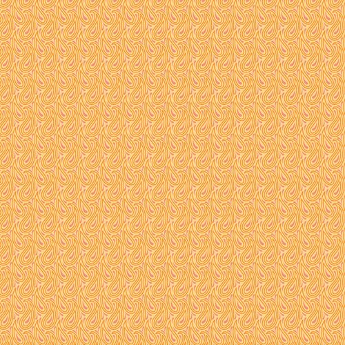 Transparency Watercolor - Paisley - Mango