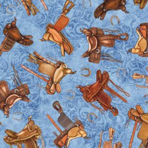 Running Wild - Light Denim - Saddle Toss