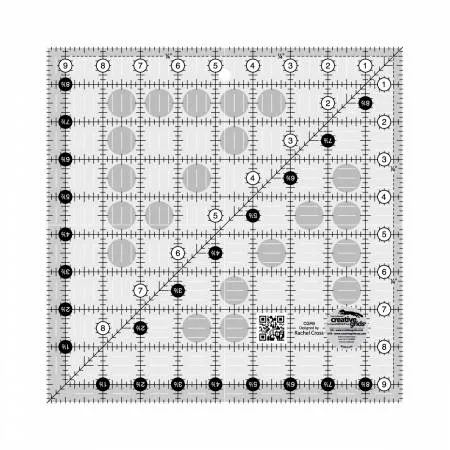 Creative Grids Quilt Ruler 9-1/2in Square Creative Grids Quilt Ruler 9-1/2in Square