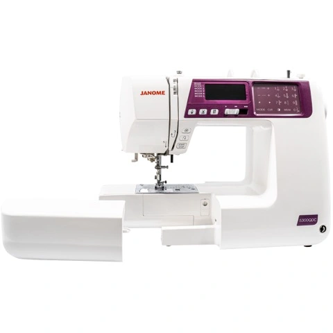 Janome 5300QDC limited edition Grape purple heavy-duty protective hard shell carrying case available near Clayton, NC and Southern VA .