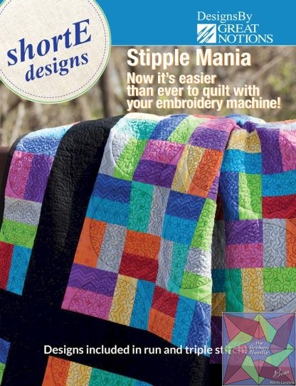 ShortE Designs - Stipple Mania - Embroidery CD