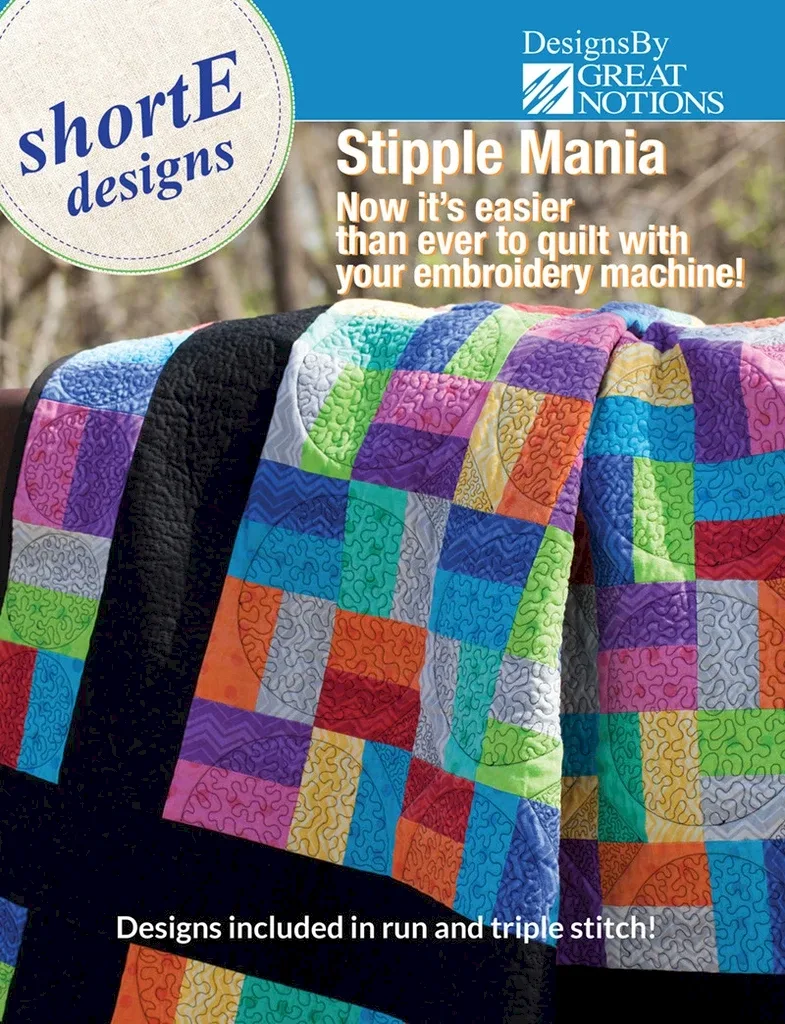 ShortE Designs - Stipple Mania - Embroidery CD - Image 1
