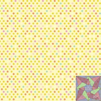 Dazzle Dots 2 - Confetti Drop - Light Yellow