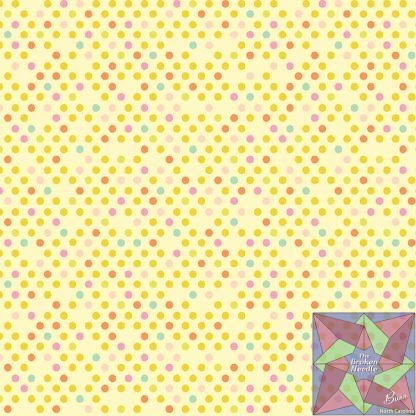 Dazzle Dots 2 - Confetti Drop - Light Yellow