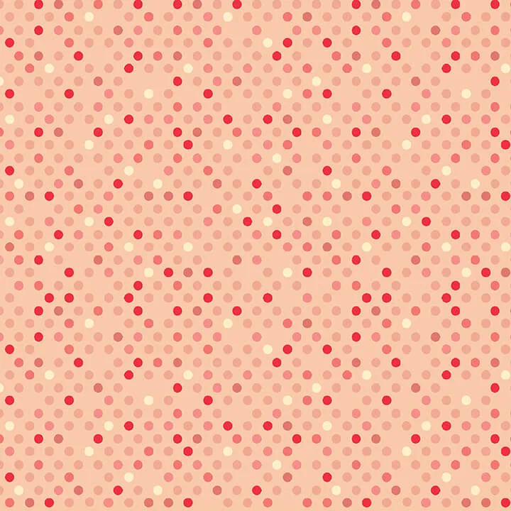 Dazzle Dots 2 - Confetti Drop - Peach