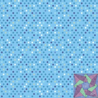 Dazzle Dots 2 - Confetti Drop - Blue