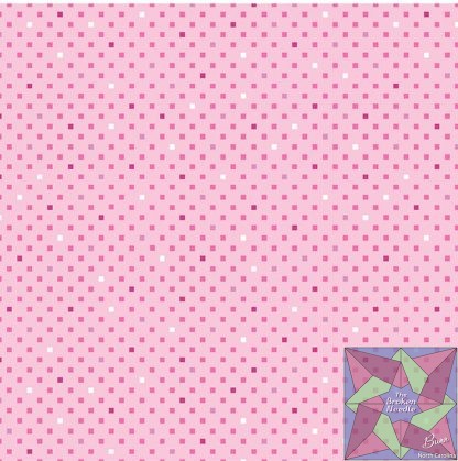 Dazzle Dots 2 - Dazzling Squares - Rose