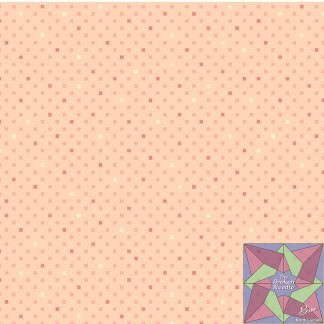 Dazzle Dots 2 - Dazzling Squares - Light Peach