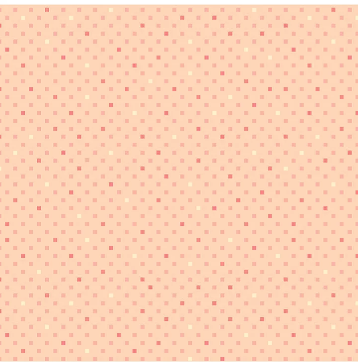 Dazzle Dots 2 - Dazzling Squares - Light Peach
