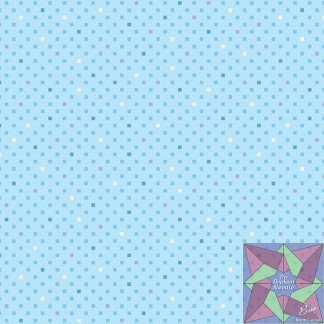 Dazzle Dots 2 - Dazzling Squares - Light Blue
