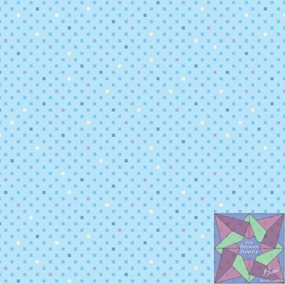 Dazzle Dots 2 - Dazzling Squares - Light Blue