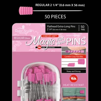 Magic Pins Flathead Extra Long Regular 0.6mm 50pc