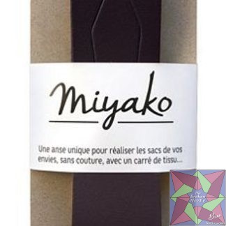 Miyako Leather Handle Black