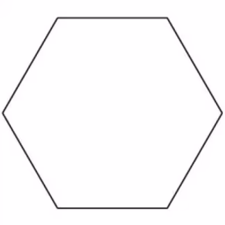 1/2in Hexagon Papers (100 pieces per bag)