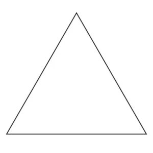 1in Equilateral Triangle Papers