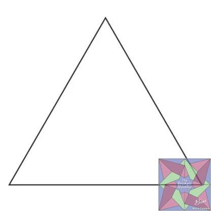 1in Equilateral Triangle Papers