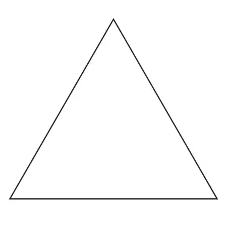 1in Equilateral Triangle Papers