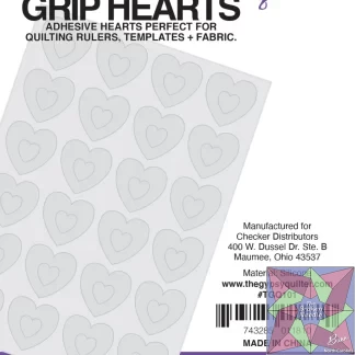 The Gypsy Quilter Stuck On You Grip Hearts