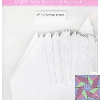 2in 8 Pointed Star Papers for EPP