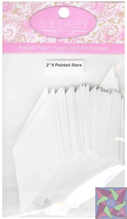 2in 8 Pointed Star Papers for EPP