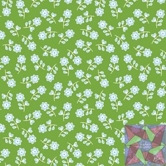 Bloom Toss - Tonal Lime