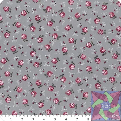 Promise Me Pearlescent Gray Teacups Yardage
