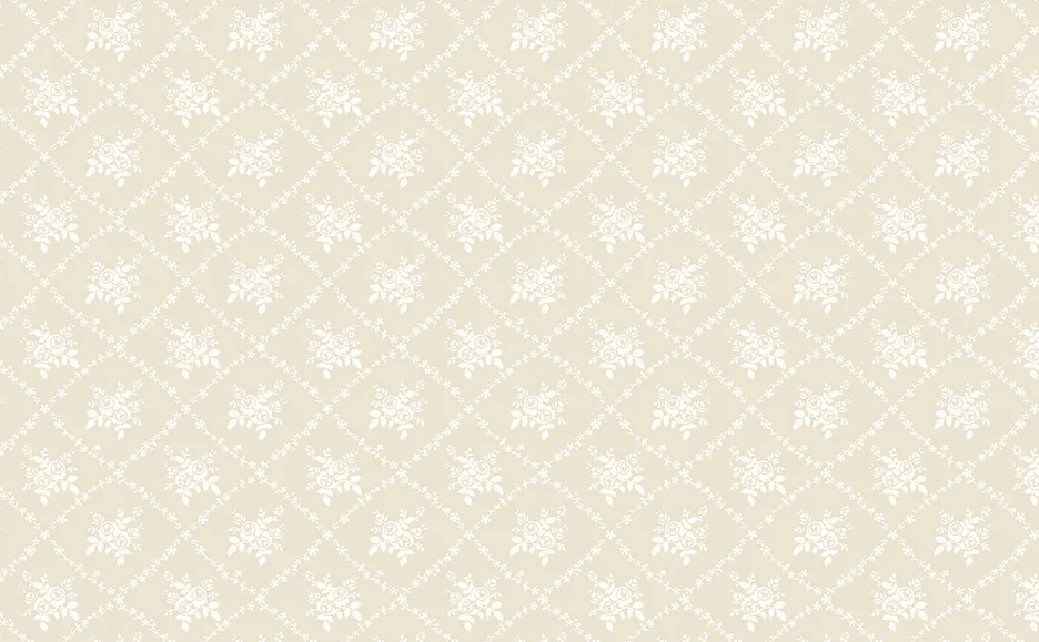 Classic Keepsakes -Rose Trellis- 14648 Ecru