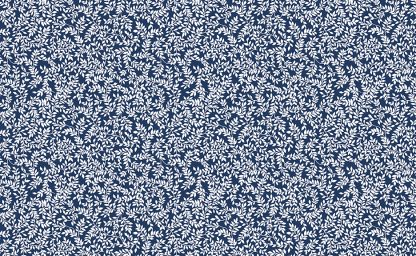 Classic Keepsakes -Mini Ferns- 14649 Navy Blue
