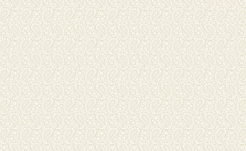 Classic Keepsakes -Paisley Floral- 14650 Ecru