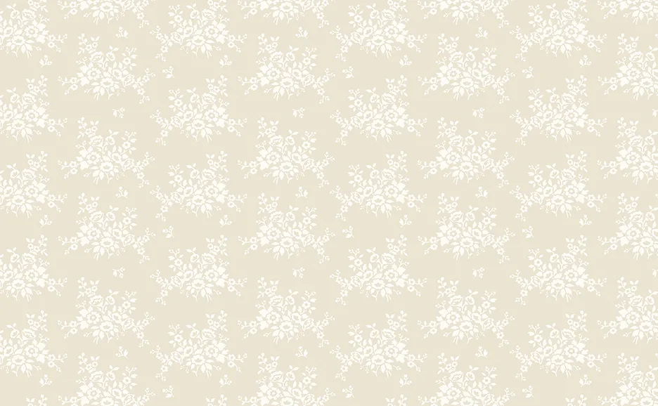 Classic Keepsakes -Mini Floral Bouquet- 14651 Ecru