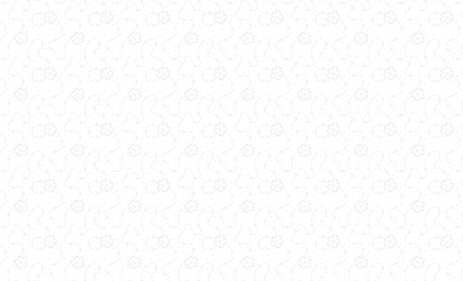 Classic Keepsakes -Calico Floral- 14655 White