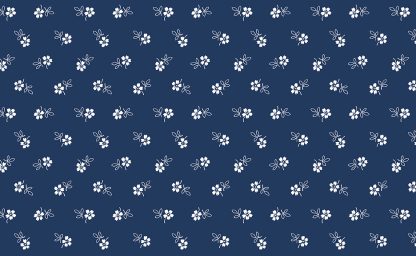 Classic Keepsakes - Daisy Garden- 14657 Navy Blue