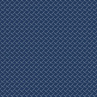 Classic Keepsakes -Criss Cross Dots- 14658 Navy Blue