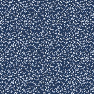 Classic Keepsakes -Vineyard Floral- 14659 Navy Blue
