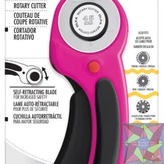 45mm Ergonomic Rotary Cutter Magenta