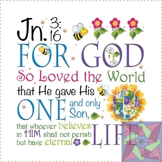 Art Panel 6in John 3:16