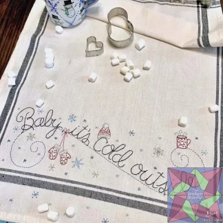 Baby Its Cold Outside Dishtowel Kit