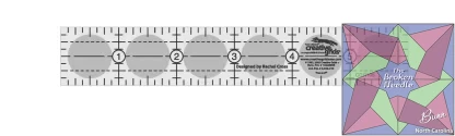 Creative Grids Quilt Ruler 1in x 6in Rectangle