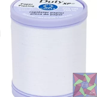 Dual Duty Paper Piecing Thread 225yd White