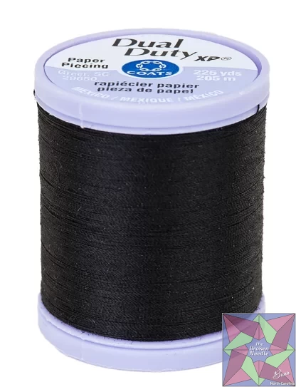 Dual Duty Paper Piecing Thread 225yd Black