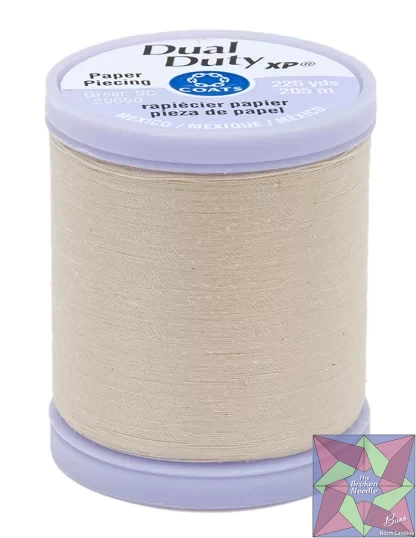 Dual Duty Paper Piecing Thread 225yd Ecru