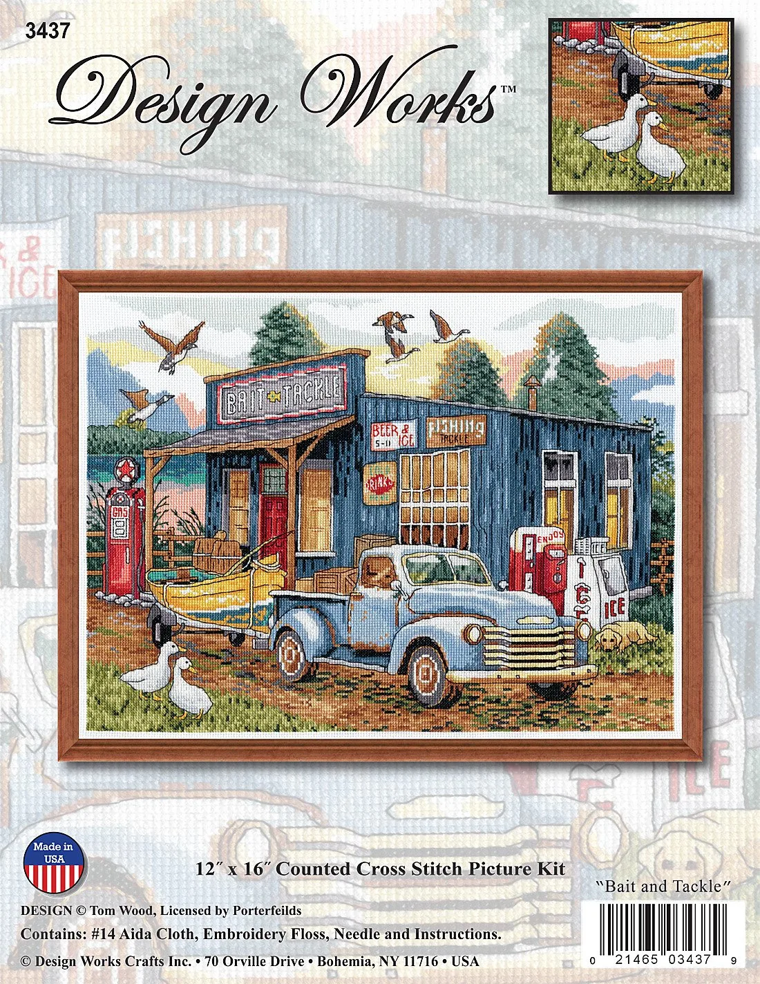 Bait & Tackle - Cross Stitch Kit - Image 2