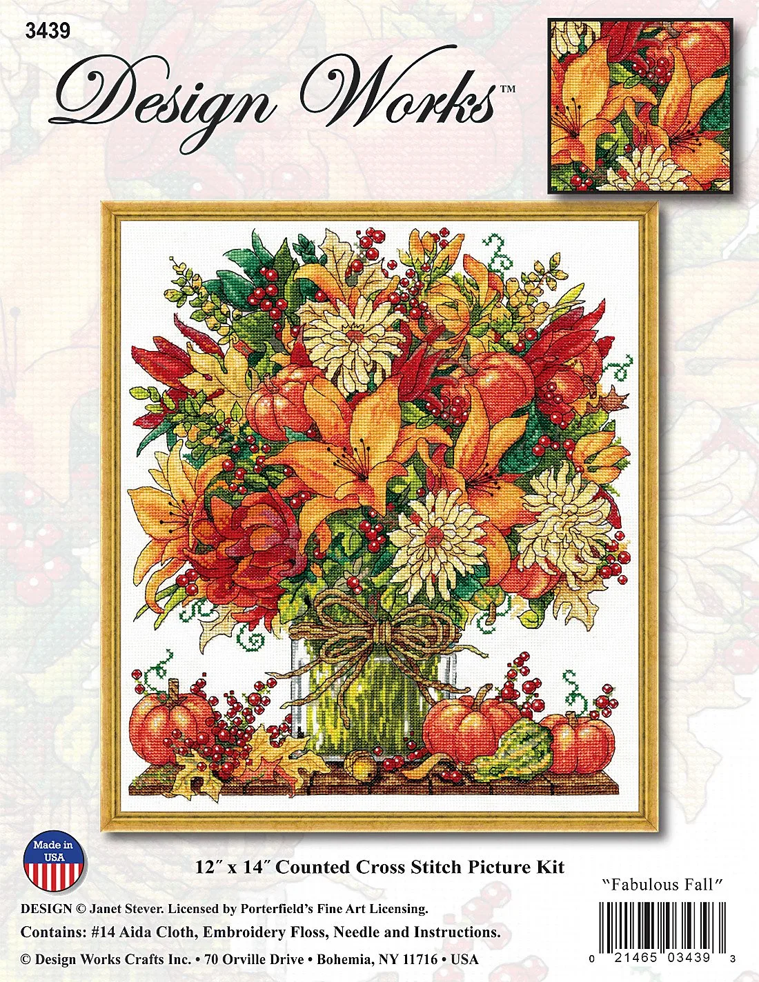 Fabulous Fall - Cross Stitch Kit - Image 2